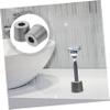 CALLARON 2pcs Aluminum Razor Holder Stand Razor Brush Shaving Stands for Safety view 2