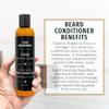Live Bearded Beard Conditioner, 8 fl oz - Strengthens and Softens Facial Hair - Made in the USA - All-Natural Ingredients with Biotin, Caffeine | Forge Scent - Hinoki Cypress, Clove, Amber view 2