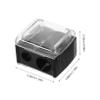 SHERCHPRY 5pcs Dual Holes Makeup Pencil Sharpener Portable Eyebrow and Lip Liner Tool for Precise Trimming and Easy Carrying Applications view 2