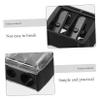 SHERCHPRY 5pcs Dual Holes Makeup Pencil Sharpener Portable Eyebrow and Lip Liner Tool for Precise Trimming and Easy Carrying Applications view 3