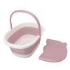 aqxreight Foot Soaking Tub Foldable Foot Bath for Adults and Kids Portable Foot Wash Basin with Deep Design Sturdy Plastic Construction for Home Use Compatible with Essential Oils and Epsom Salts view 2