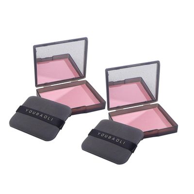 HAKIDZEL 2sets Oil Absorbing Papers Mirror Case and Puff of Blotting Sheets for Oily Skin Makeup-friendly Compact Design for Go Oil Control