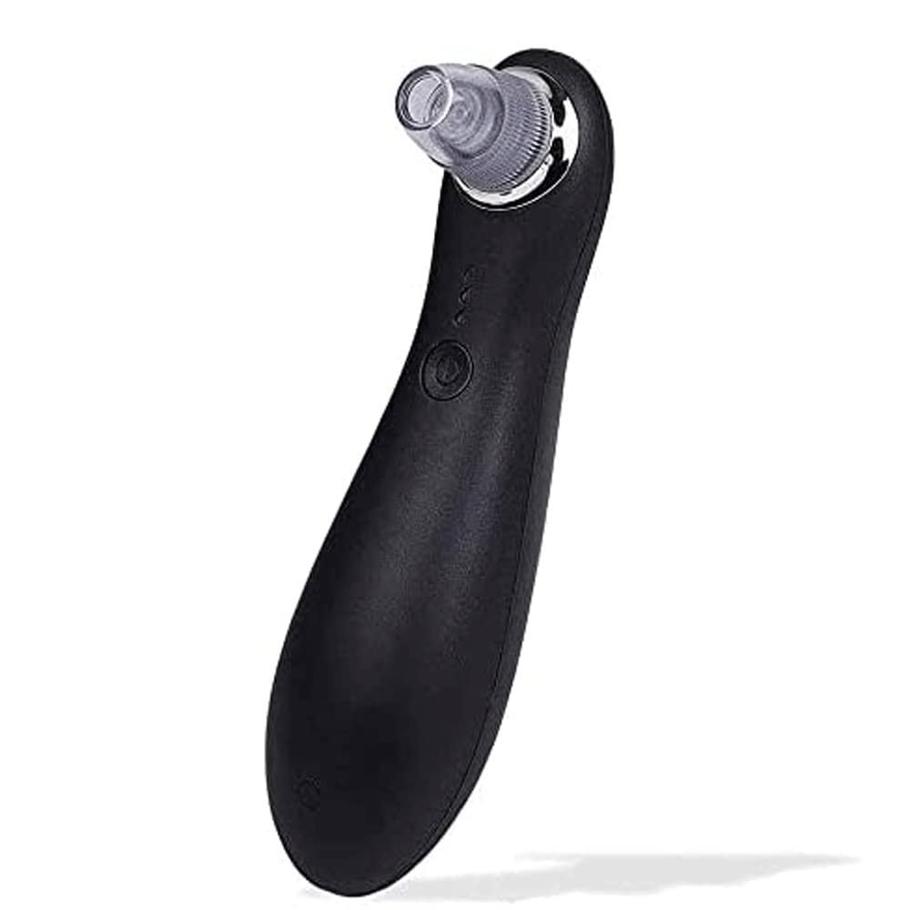 Blackhead Remover Pore Vacuum, Visible Facial Pore Cleaner Pimple Sucker with HD Camera Acne Comedone Extractor Heads Electric Blackhead Remover Tools(Black)