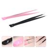 Mikinona 2pcs Manicure Tools Kit Sticker Tweezers Decal Pressing for Nail Diy Grooming Supplies view 4