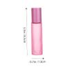 Beatifufu 10pcs Essential Oil Perfume Roller Bottles Empty Glass Sub Bottles Reusable Stylish and Design view 2