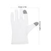 Baluue Cotton Overnight Moisturizing Gloves for Dry Hands 2 Pairs Touchscreen Sleep Gloves Hand Cream Reusable Mask for Women view 2