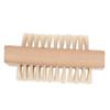 SKISUNO Wooden Handle Double Sided Bristle Nail Brush for Nail Cleaning Natural Bristle Wooden Design for Spa Massage Oils Hands Feet Washing view 1