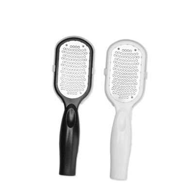 HONMEET 2pcs Foot Grinder Dead Skin Remover Double-Sided Foot Callus Sander Remover Pedicure Rasp File for Home Salon Random Color