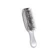 lISusanll Electroplating Massage Comb for Scalp Care - Dual-Use Dry & Wet Portable Hair Comb for Home & Travel(Silver) view 1