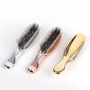 lISusanll Electroplating Massage Comb for Scalp Care - Dual-Use Dry & Wet Portable Hair Comb for Home & Travel(Silver) view 2