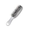 lISusanll Electroplating Massage Comb for Scalp Care - Dual-Use Dry & Wet Portable Hair Comb for Home & Travel(Silver) view 4