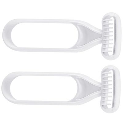 BIUDECO 2pcs Body Hair Trimmer for Women Precision Armpit and Leg Hair Remover Safe Shaver Tool for Sensitive Skin and Beauty Care