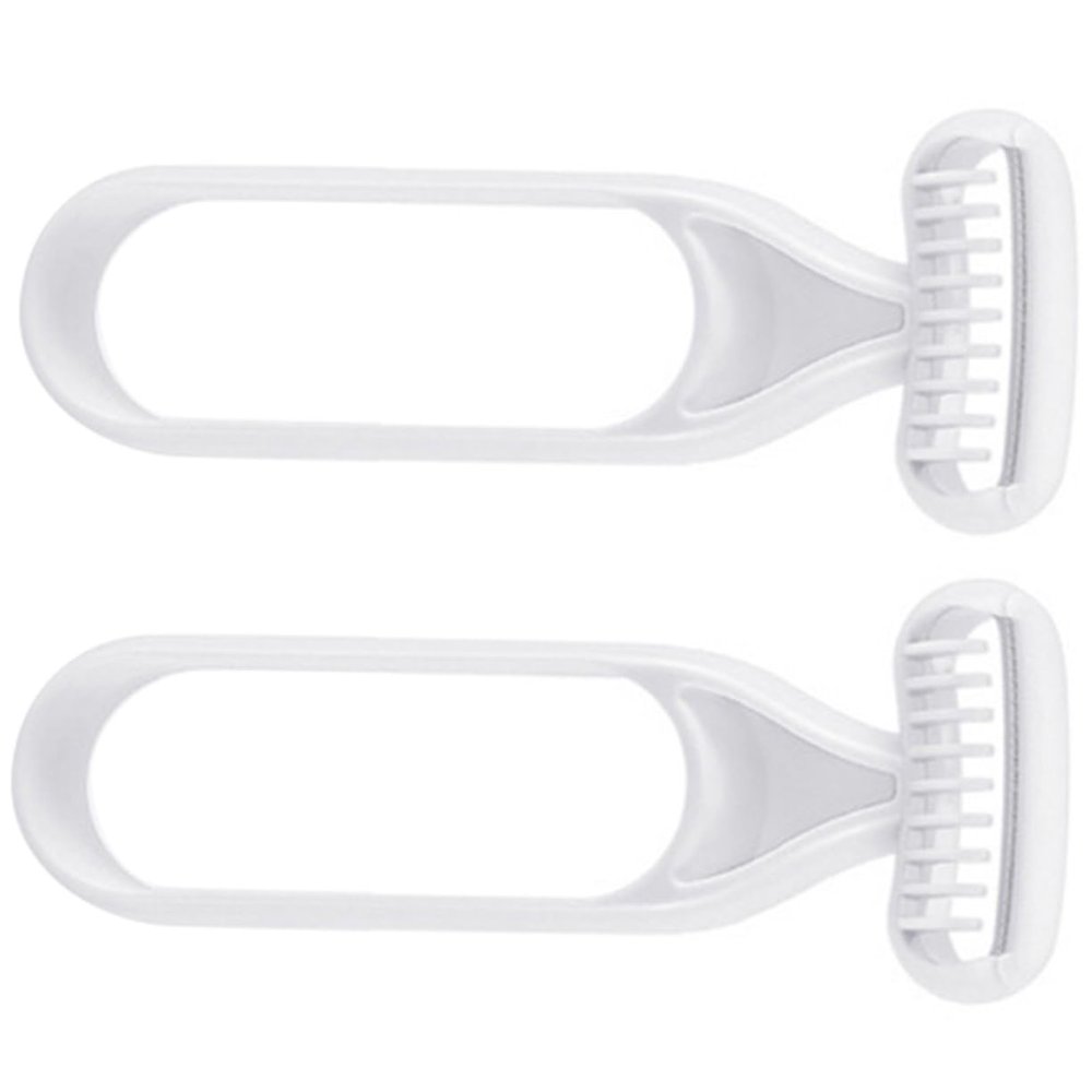 BIUDECO 2pcs Body Hair Trimmer for Women Precision Armpit and Leg Hair Remover Safe Shaver Tool for Sensitive Skin and Beauty Care