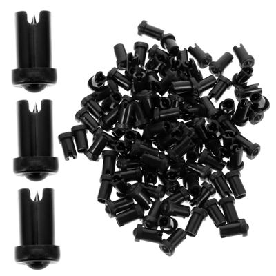 Vaguelly 100Pcs Eyelash Bottle Anti Clog Needles for Lash Extensions Precision Nozzle Needle for Eyelash Glue Application Anti-Blocking Bottle Pins for Supplies