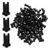 Vaguelly 100Pcs Eyelash Bottle Anti Clog Needles for Lash Extensions Precision Nozzle Needle for Eyelash Glue Application Anti-Blocking Bottle Pins for Supplies view 1
