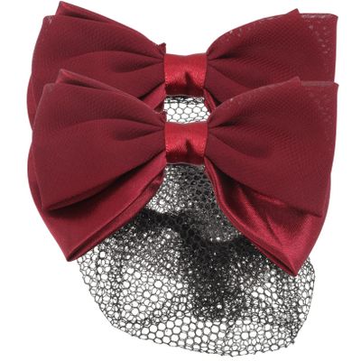 COLLBATH 2Pcs Hair Bun Covers with Elegant Hair Accessories for Women Strong Hold Hair Net for Thin Thick Hair for Stylish Hairstyles and