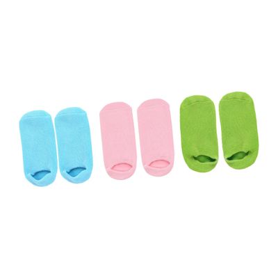 Beatifufu 3pairs Moisturizing Socks Foot Care Foot Masks Spa Socks Gel Moisturizer