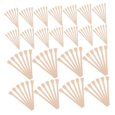 FOMIYES 200Pcs Waxing Sticks for Body Nose Hair Removal Smooth Applicator Spatulas for Home Salon Use Easy Hair Removal Tools Included