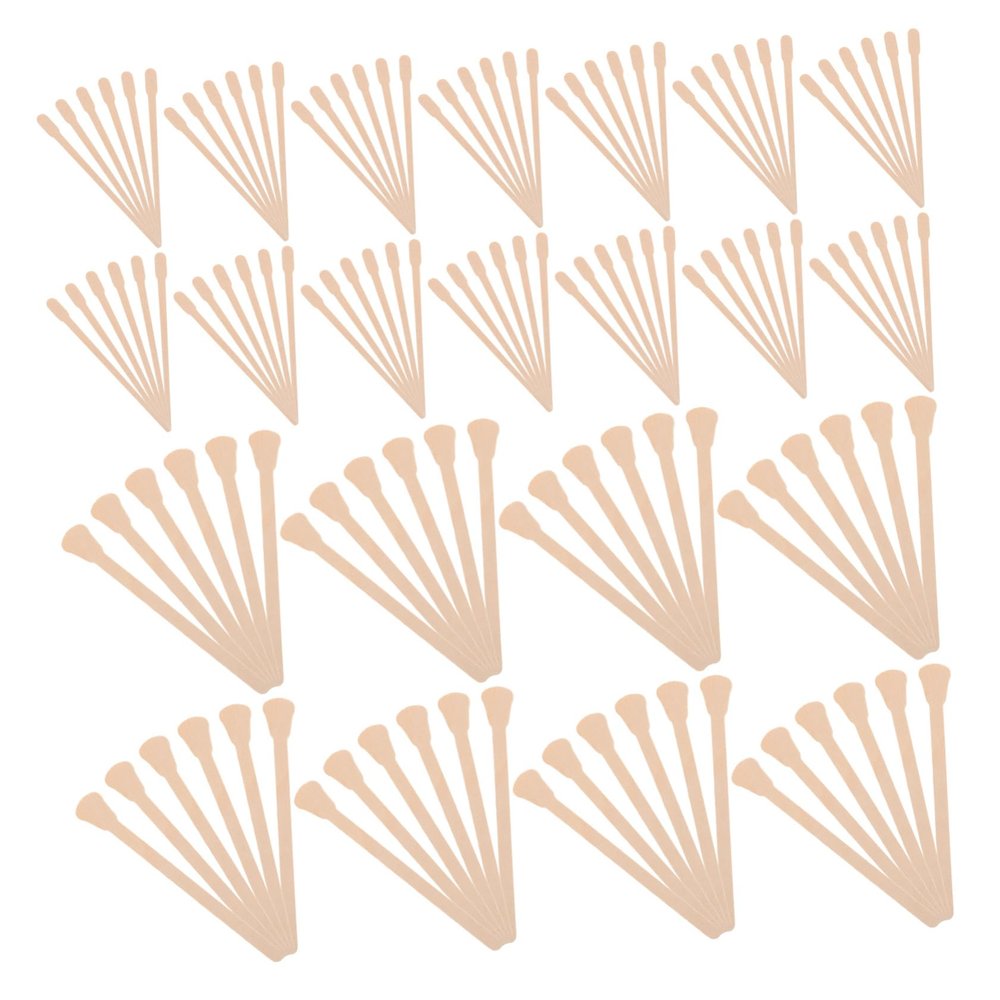 FOMIYES 200Pcs Waxing Sticks for Body Nose Hair Removal Smooth Applicator Spatulas for Home Salon Use Easy Hair Removal Tools Included