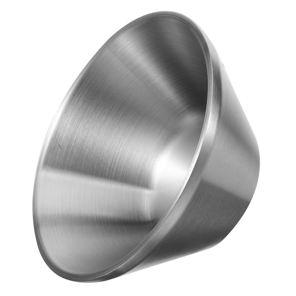 HAKIDZEL Men Shaving Bowl Stainless Steel Beard Care Tool Reusable Shave Mug for Daily Use