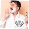 HAKIDZEL Men Shaving Bowl Stainless Steel Beard Care Tool Reusable Shave Mug for Daily Use view 2
