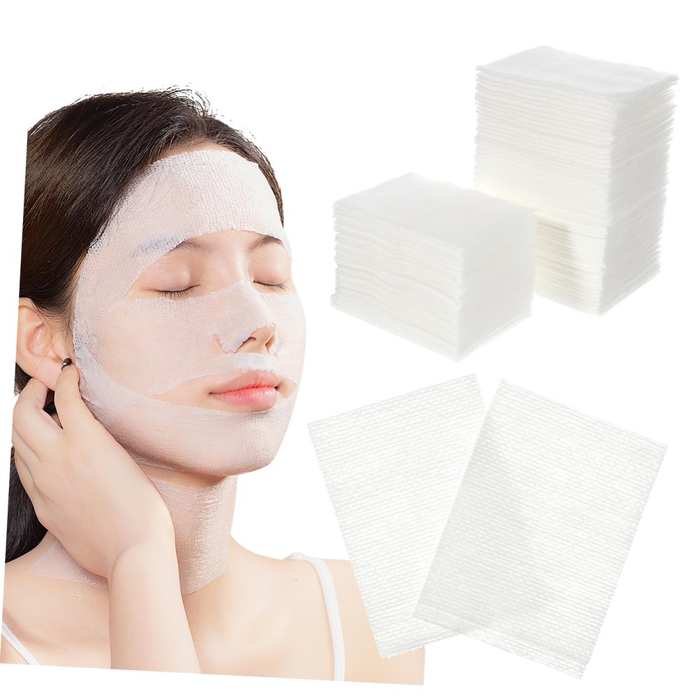 HAKIDZEL 2Packs Cotton Face Pads Soft Absorbent Makeup Remover Cotton Rounds for Moisturizing and Cleansing for Toner Application Pads Per Pack Convenient Travel Use