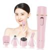 HAKIDZEL USB Rechargeable Women's Hair Remover Shaver with Nose Hair Trimmer Eyebrow Cutter Safe and Durable Design view 1