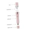 HAKIDZEL USB Rechargeable Women's Hair Remover Shaver with Nose Hair Trimmer Eyebrow Cutter Safe and Durable Design view 3