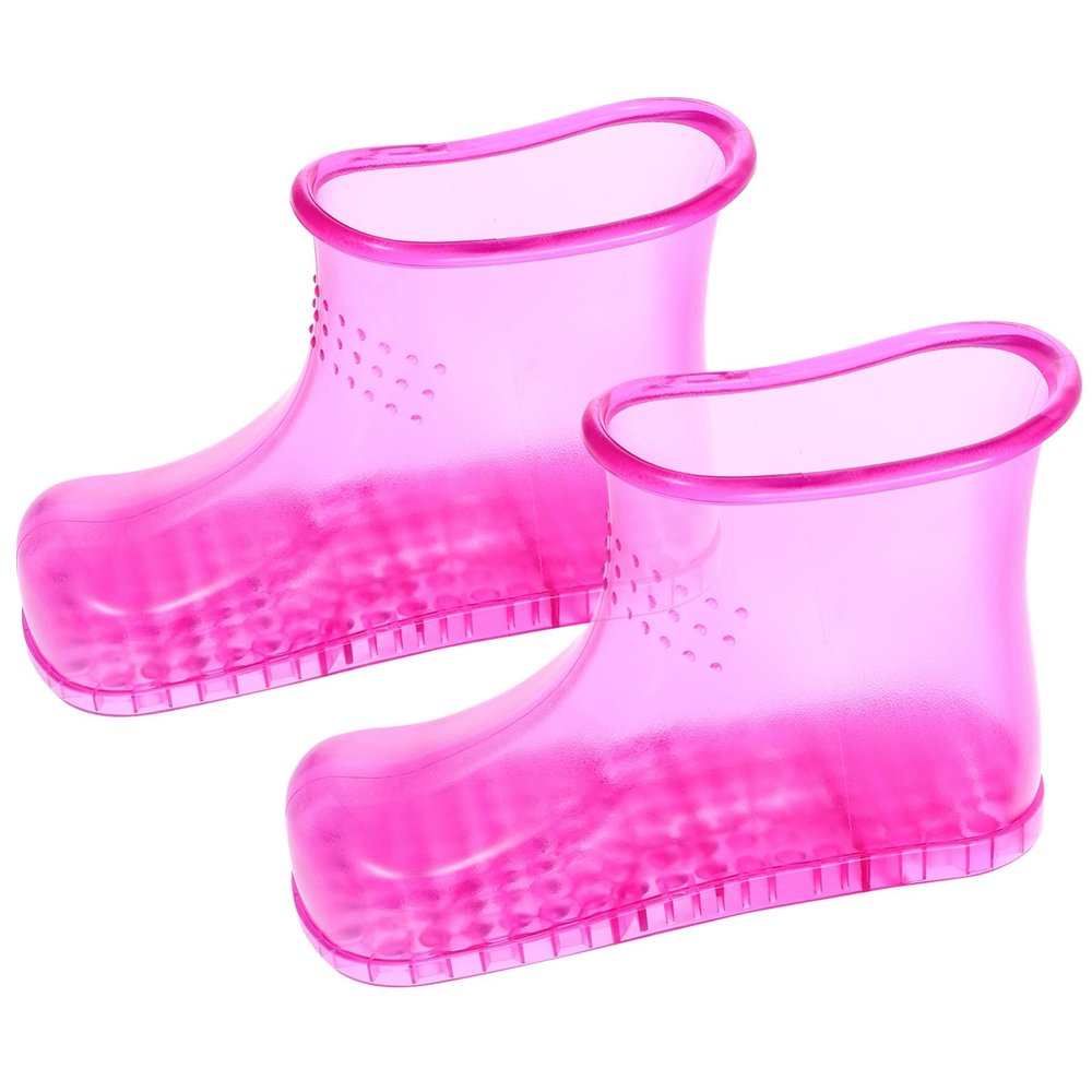 SKISUNO High-Top Extra Large Foot Soaker Shoes 1 Pair Waterproof Foot Massage Bathing Shoes for Relaxation and Health Care in Bathroom
