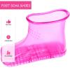 SKISUNO High-Top Extra Large Foot Soaker Shoes 1 Pair Waterproof Foot Massage Bathing Shoes for Relaxation and Health Care in Bathroom view 2