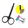 Beavorty Nose Hair Clipper Safety Stainless Steel Painless Precision Grooming Scissors for Eyebrows view 1
