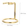 Beatifufu Metal Shaving Brush Rack Stand Durable Razor Holder for Home Barbershop Prevents Keeps Brushes Razors Clean Saving Shaving Tool Storage view 4