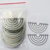 BIUDECO 50Pcs Hair Extension Heat Protective Pads with Scale Durable Insulated Shields for Hair Extensions Cost and Easy to Clean Hair Heat Protection Tools view 2