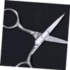 IWOWHERO 2pcs Facial Hair Scissors Eyebrow Scissors for Men Stainless Steel Nose Hair Trimmer Precision Cut view 4
