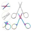 LIFKOME 2Pcs Nose Hair Scissors Kit Durable Grooming Scissors with Rounded Tips for Eyebrow Beard and Facial Hair Trimming Unisex Makeup Tool for Daily Use view 3