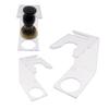 PACKOVE 2pcs Transparent Men's for Mane Brush Rack Holder for Shaving for Home and Travel Use for Barber Salon view 1