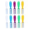 BIUDECO 10pcs Fingernail Brush Nail Cleaning Brush Long Handle for Cleaning for Hands Feet and Kitchen Bathroom Use Random Color view 1