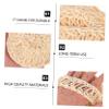 Happyyami Natural Sisal Bath Brush Set 2-Piece Exfoliating Body Scrubbers Handcrafted Sisal for Deep Cleaning for Spa and Shower Use Bath Accessories view 4