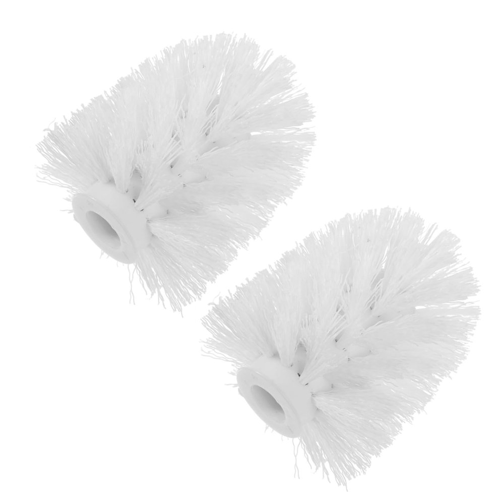 HOLIDYOYO 2pcs Replacement Brush Heads Toilet Bowl Cleaning Brush Refill for Bathroom Accessory