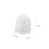 HOLIDYOYO 2pcs Replacement Brush Heads Toilet Bowl Cleaning Brush Refill for Bathroom Accessory view 2