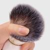 DEARMAMY 1 Set Men Beard Brush with Stand Durable Male Shaving Brush for Grooming Soft Bristles for Gentle Massage and Thorough Cleaning for Barbers and Home Use view 4