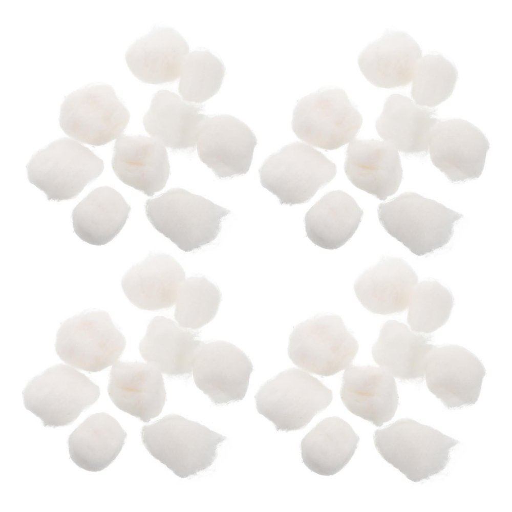 OUNONA Mini Cotton Balls for Nail Care Makeup Removal Soft Absorbent Pure Cotton 500g