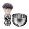 LIFKOME Boys Shaving Kit Menscap Beard Grooming Razor Shaving Brush Foaming Bowl Gentleman's Grooming Kit view 1