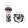 LIFKOME Boys Shaving Kit Menscap Beard Grooming Razor Shaving Brush Foaming Bowl Gentleman's Grooming Kit view 2