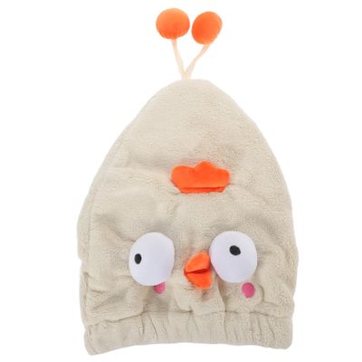 Beatifufu Cartoon Water-Absorbent Hair Drying Cap Lightweight Quick-Dry Towel for Women and Girls Cute Animal Design for Travel and Home Use