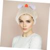 Beatifufu Cartoon Water-Absorbent Hair Drying Cap Lightweight Quick-Dry Towel for Women and Girls Cute Animal Design for Travel and Home Use view 3