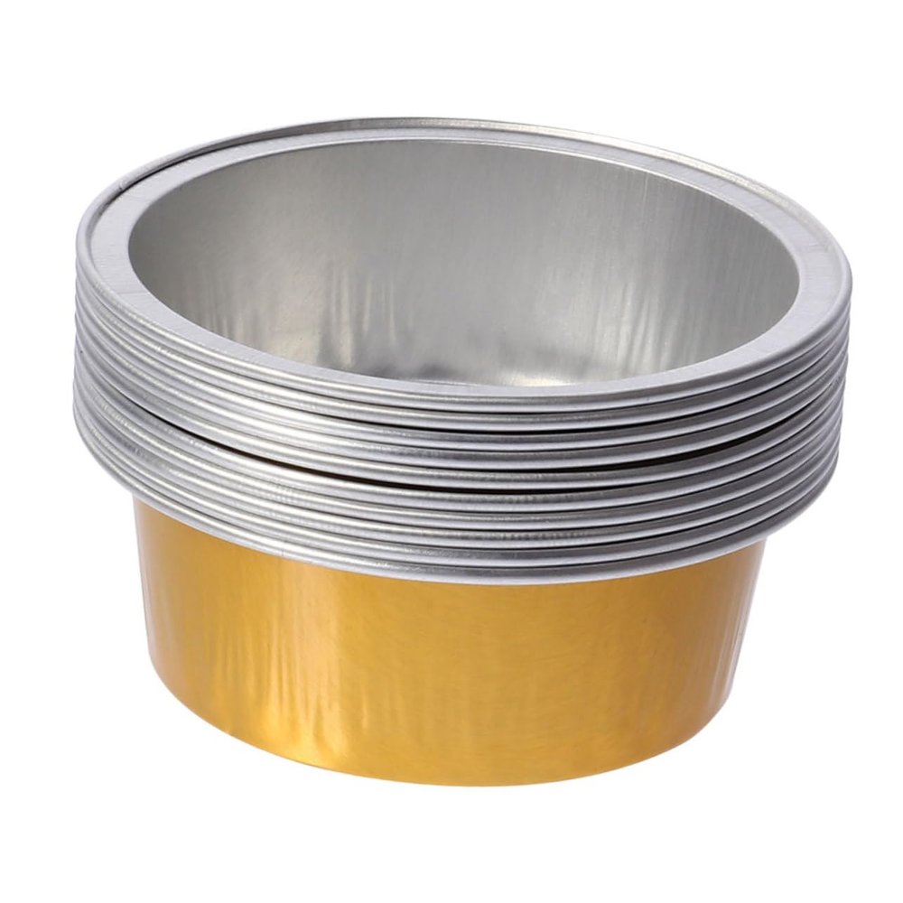 BIUDECO 25pcs Wax Warmer Bowls Simple Waxing Supplies Aluminum Foil for Body Parts Hair