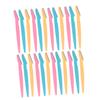 PACKOVE 24pcs Stainless Steel Manual Eyebrow Razor for Women and Men Compact Eyebrow Trimmer with Lightweight Design for Easy Shaping Mixed Colors view 1