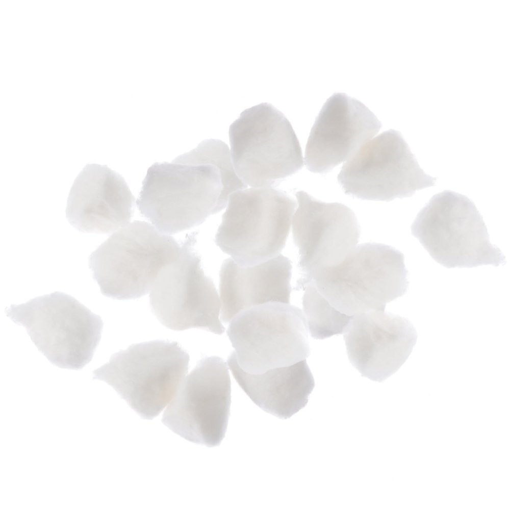 LIFKOME 12bags Absorbent Cotton Balls for Tattoos Salon and Home Use Lightweight and Compact for Cleanliness and Care