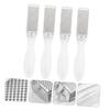 CALLARON 4pcs Double Side Foot File Foot Scraper Callus Remover Professional Stainless Steel view 3